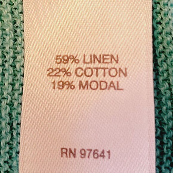 J. Jill Large Sweater women cardigan knit stretch modal linen open adjustable - Picture 11 of 12